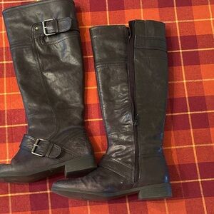 Nine West Black Knee-high Boots, size 6.5